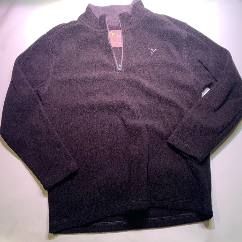 Old Navy | Fleece Black ZIP Up Small Soft Warm